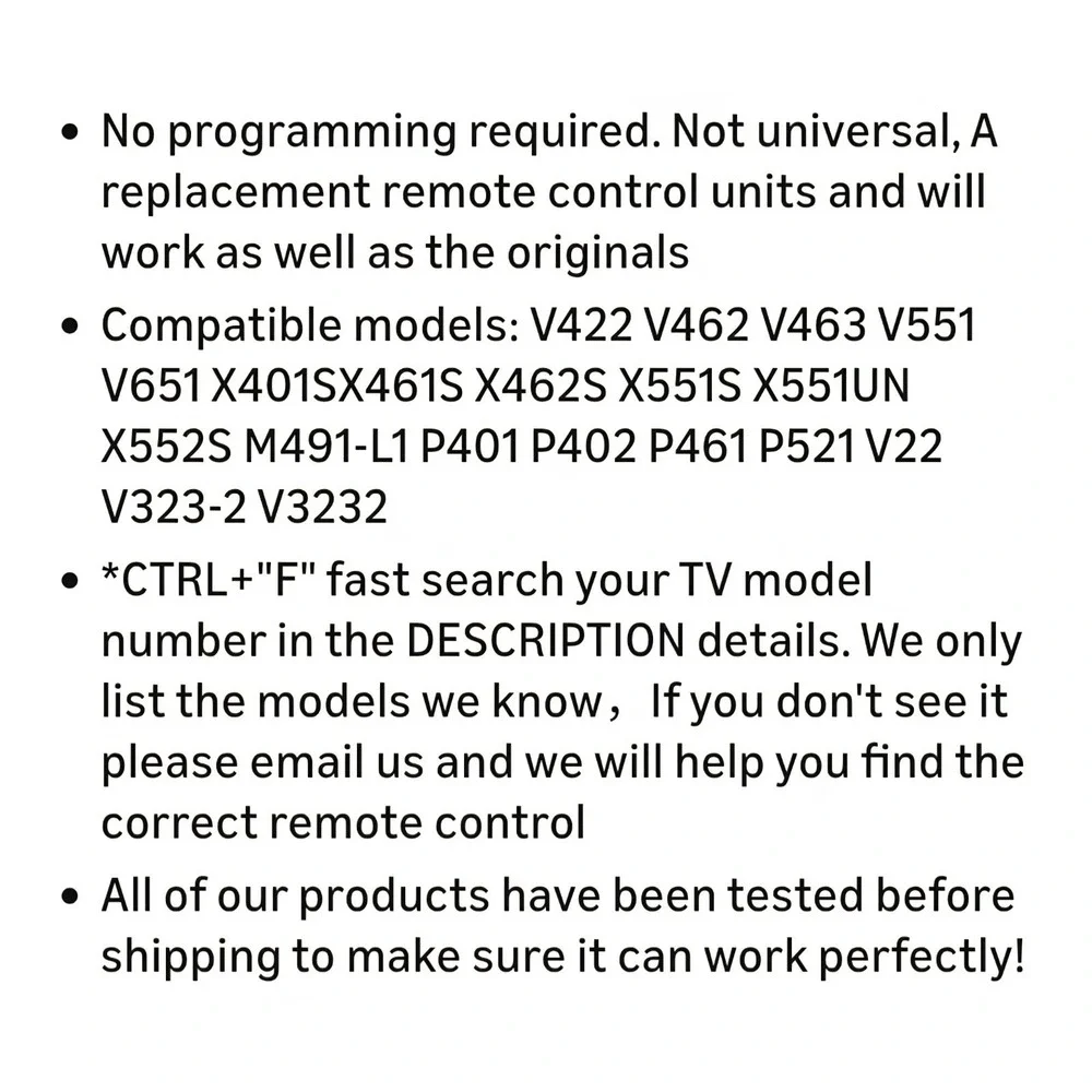 RU-M117 RU-M121 Replacement Remote Control fit for NEC LCD TC V3232 V422 V462...